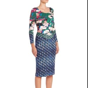 Mary‎ Katrantzou Printed Sheath Midi Dress Medium Like New Condition: Portugal